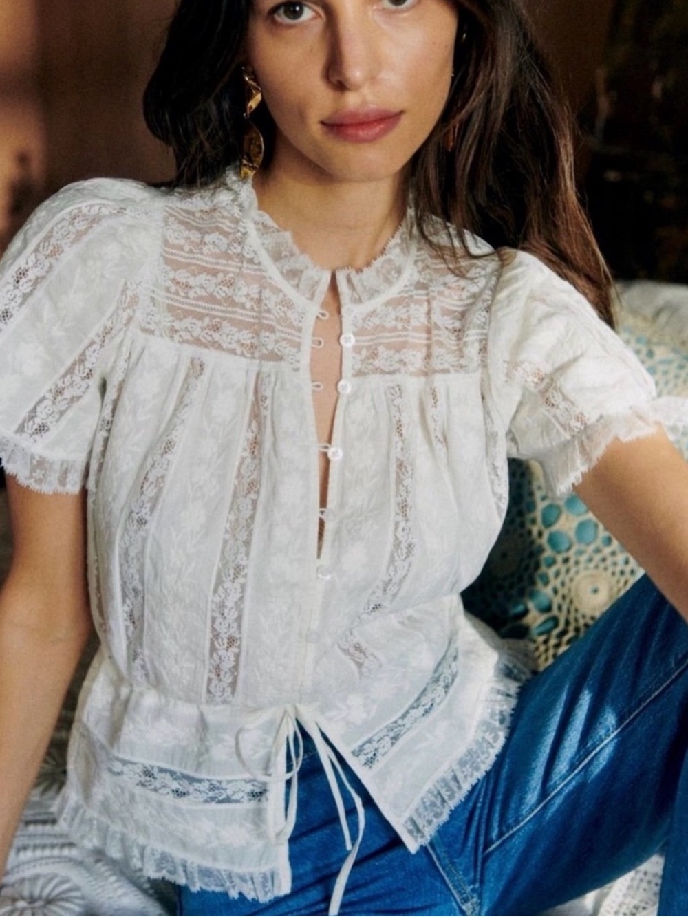 Sezane Shenali Top